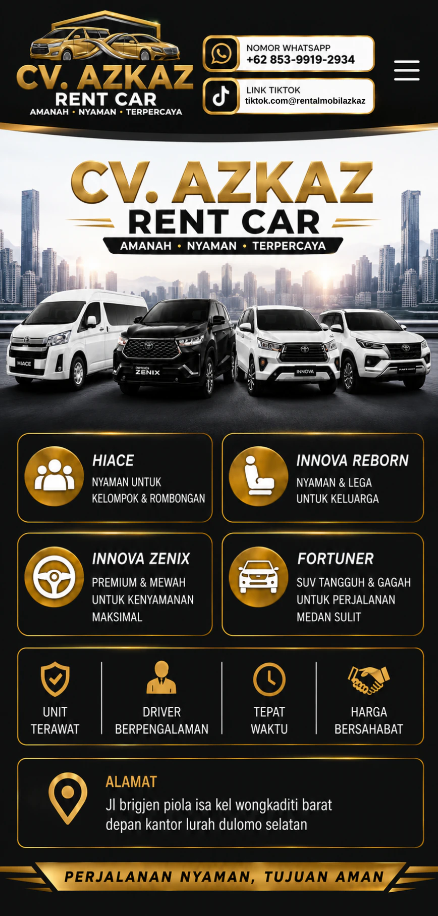 Cara sewa mobil di Gorontalo - Rental Mobil Gorontalo