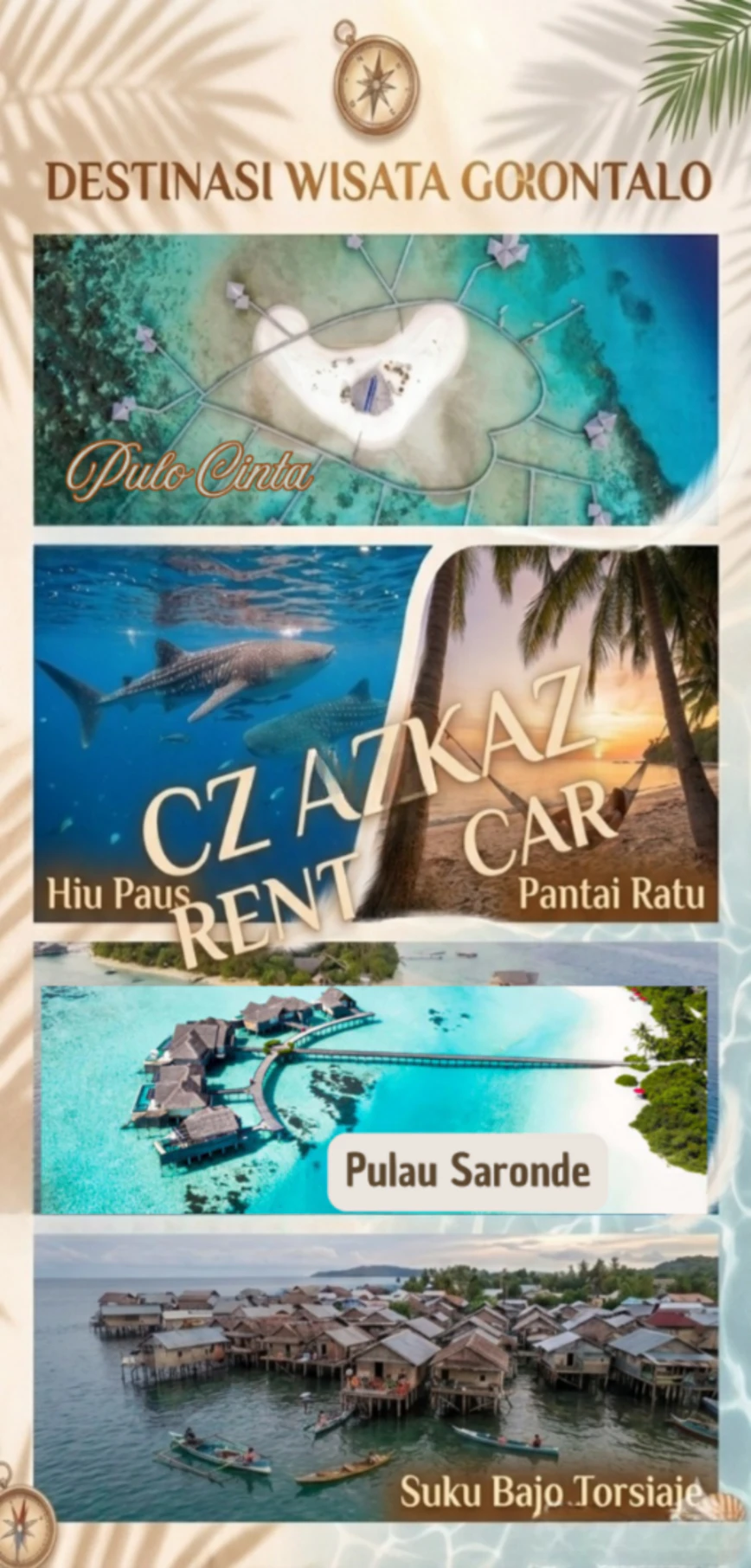 Tempat wisata terbaik di Gorontalo - Rental Mobil Gorontalo